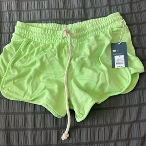 BCG Women's Bright Green Athletic Shorts
